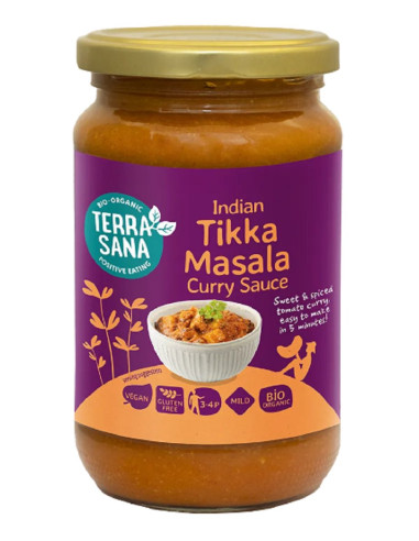 SOS CURRY INDIAN TIKKA MASALA BEZGLUTENOWY BIO 350 g - TERRASANA