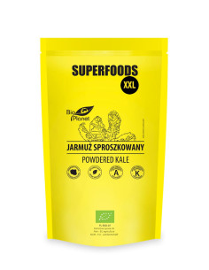 JARMUŻ SPROSZKOWANY BIO 400 g - BIO PLANET SUPERFOODS