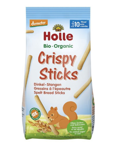 PALUSZKI CHLEBOWE ORKISZOWE OD 10 MIESIĄCA DEMETER BIO 80 g - HOLLE