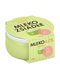 ZSIADŁE MLEKO TERMOSTATOWE 4 % BIO 180 g - YÖMLEKO 2