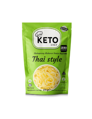 MAKARON (KONJAC) THAI STYLE BEZGLUTENOWY BIO 270 g (200 g) - KETO CHEF