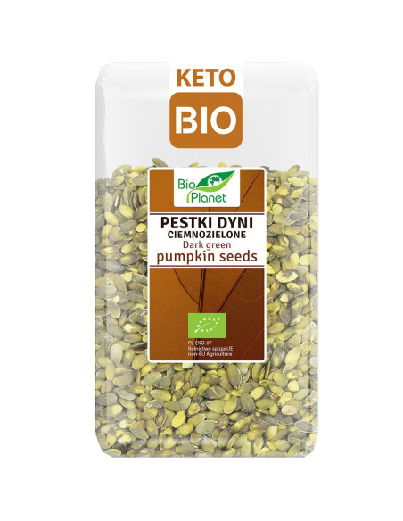 PESTKI DYNI CIEMNOZIELONE BIO 1 kg - BIO PLANET