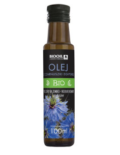 OLEJ Z CZARNUSZKI FILTROWANY TŁOCZONY NA ZIMNO BIO 100 ml - BIOOIL