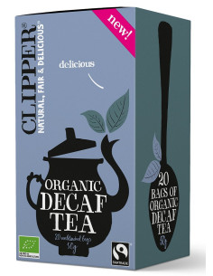 HERBATA CZARNA BEZTEINOWA FAIR TRADE BIO (20 x 2,5 g) 50 g - CLIPPER