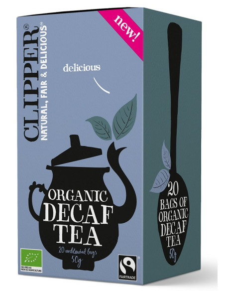HERBATA CZARNA BEZTEINOWA FAIR TRADE BIO (20 x 2,5 g) 50 g - CLIPPER