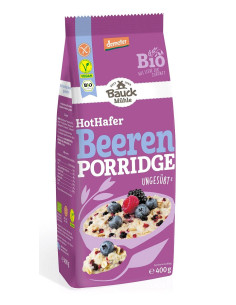 OWSIANKA Z OWOCAMI LEŚNYMI BEZ DODATKU CUKRÓW BEZGLUTENOWA DEMETER BIO 400 g - BAUCK MUHLE