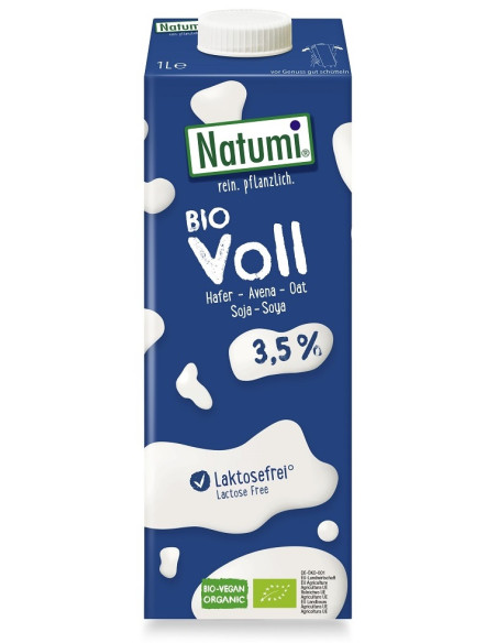NAPÓJ OWSIANO - SOJOWY 3,5 % BEZ DODATKU CUKRÓW BIO 1 L - NATUMI