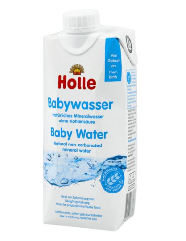 NATURALNA WODA MINERALNA NIEGAZOWANA DLA NIEMOWLĄT 500 ml - HOLLE