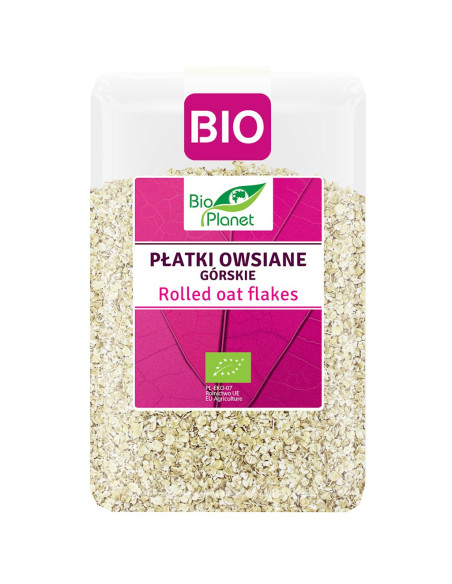 PŁATKI OWSIANE GÓRSKIE BIO 1 kg - BIO PLANET