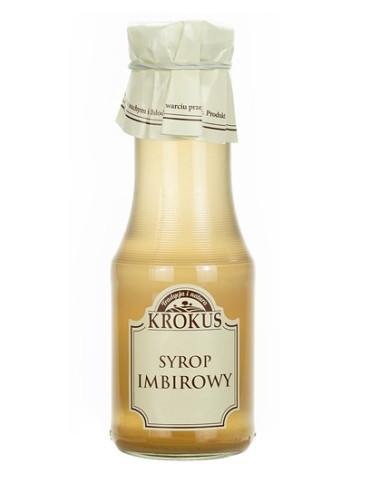 SYROP IMBIROWY BEZGLUTENOWY 355 g (280 ml) - KROKUS (PRODUKT SEZONOWY)