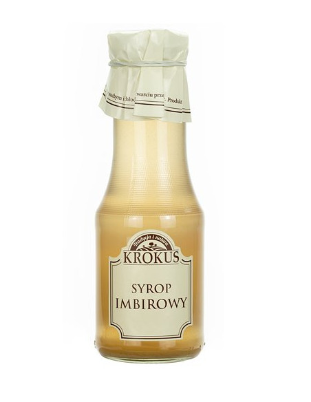 SYROP IMBIROWY BEZGLUTENOWY 355 g (280 ml) - KROKUS (PRODUKT SEZONOWY)