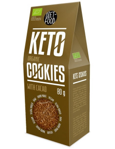 CIASTKA KAKAOWE KETO BIO 80 g - DIET-FOOD