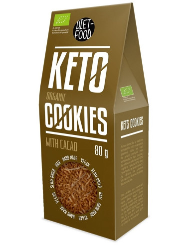 CIASTKA KAKAOWE KETO BIO 80 g - DIET-FOOD
