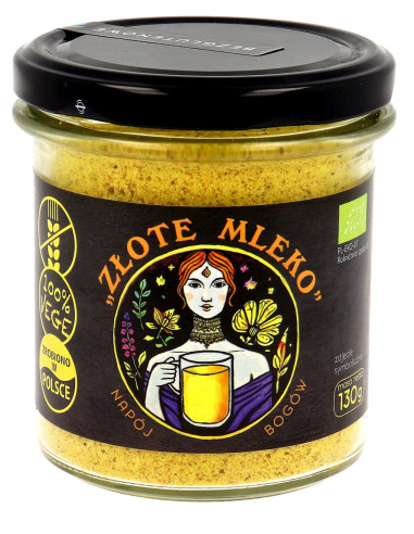 MIESZANKA PRZYPRAW "ZŁOTE MLEKO" BEZGLUTENOWA BIO 130 g - PIĘĆ PRZEMIAN