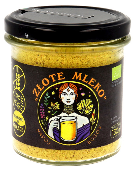 MIESZANKA PRZYPRAW "ZŁOTE MLEKO" BEZGLUTENOWA BIO 130 g - PIĘĆ PRZEMIAN