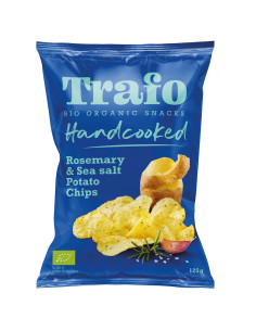 CHIPSY ZIEMNIACZANE Z ROZMARYNEM I SOLĄ MORSKĄ BIO 125 g - TRAFO