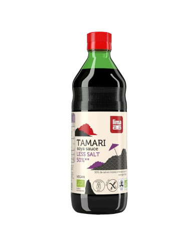 SOS SOJOWY TAMARI 50 % MNIEJ SOLI BEZGLUTENOWY BIO 250 ml - LIMA