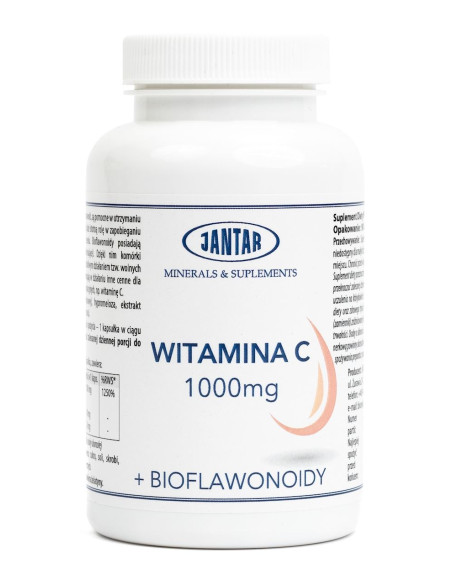 WITAMINA C (1000 mg) 90 KAPSUŁEK - JANTAR