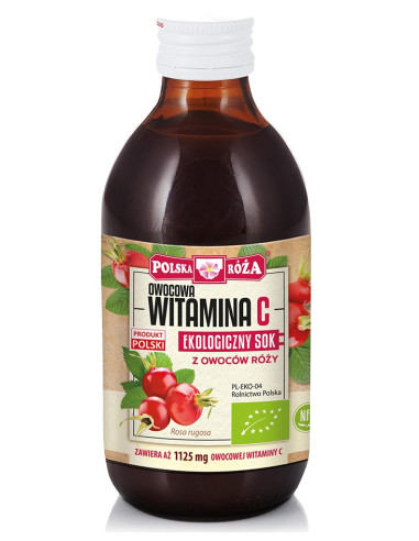 SOK Z RÓŻY NFC BIO 250 ml - POLSKA RÓŻA