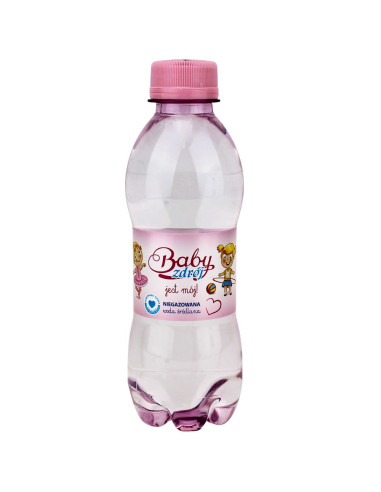 WODA ŹRÓDLANA NIEGAZOWANA GIRL 250 ml - AQUA EAST (BABY ZDRÓJ)
