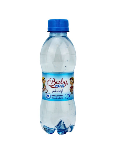 WODA ŹRÓDLANA NIEGAZOWANA BOY 250 ml - AQUA EAST (BABY ZDRÓJ)