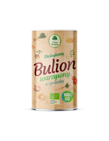 BULION WARZYWNY W PROSZKU BIO 200 g - DARY NATURY