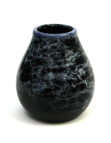 MATERO CERAMICZNE MARMOL BLUE 350 ml - YERBA MATE GREEN