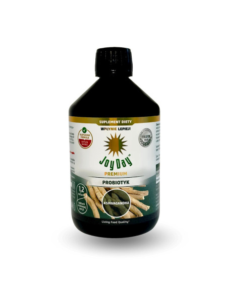 PROBIOTYK Z ASHWAGANDHĄ BEZGLUTENOWY BIO 500 ml - JOY DAY