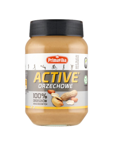 KREM Z ORZESZKÓW ZIEMNYCH PRAŻONYCH 100 % BEZGLUTENOWY 470 g - PRIMAVIKA