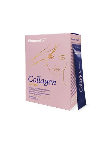 KOLAGEN RYBI (5 000 mg) DLA KOBIET BEZGLUTENOWY 20 SASZETEK - PHARMOVIT
