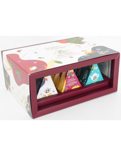 KOLEKCJA HERBATEK ŚWIĄTECZNYCH BIO PIRAMIDKI (WELLNESS – 3 SMAKI) (12 x 2 g) 24 g - ENGLISH TEA SHOP ORGANIC (PRODUKT SEZONOWY)