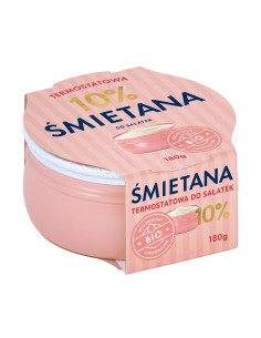 ŚMIETANA TERMOSTATOWA 10 % BIO 180 g - YÖMLEKO 2