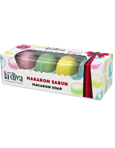 MYDŁA MAKARONIKI OWOCOWE (4 x 50 g) 200 g - LA DIVA