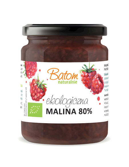 MALINA 80 % BIO 260 g - BATOM