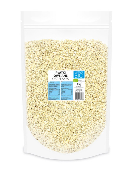 PŁATKI OWSIANE BIO 3 kg - HORECA (BIO PLANET)