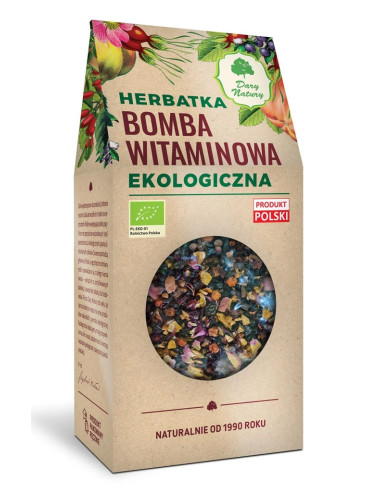 HERBATKA BOMBA WITAMINOWA BIO 200 g - DARY NATURY