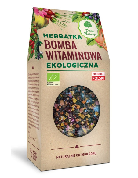 HERBATKA BOMBA WITAMINOWA BIO 200 g - DARY NATURY
