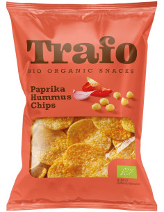 CHIPSY Z CIECIERZYCY PAPRYKOWO - CZOSNKOWE BIO 75 g - TRAFO