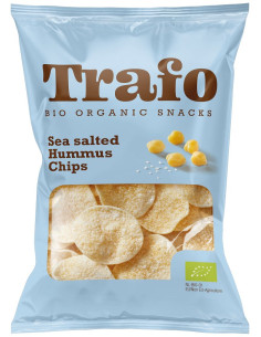 CHIPSY Z CIECIERZYCY Z SOLĄ MORSKĄ BIO 75 g - TRAFO