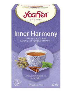 HERBATKA WEWNĘTRZNA HARMONIA (INNER HARMONY) BIO (17 x 1,8 g) 30,6 g - YOGI TEA