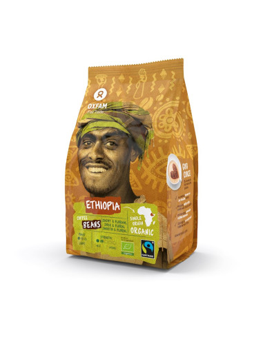 KAWA ZIARNISTA ARABICA 100 % ETIOPIA FAIR TRADE BIO 250 g - OXFAM