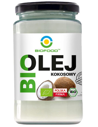 OLEJ KOKOSOWY BEZWONNY BIO 670 ml - BIOFOOD
