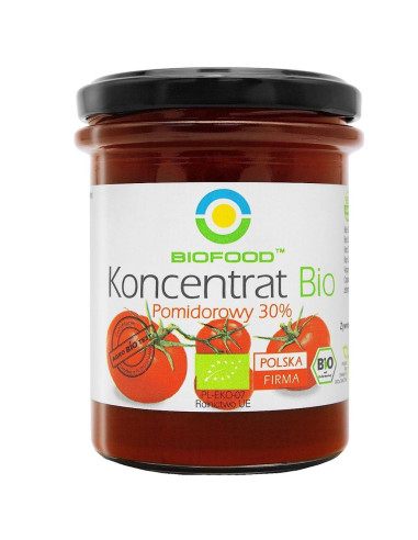 KONCENTRAT POMIDOROWY 30 % BEZGLUTENOWY BIO 200 g - BIOFOOD