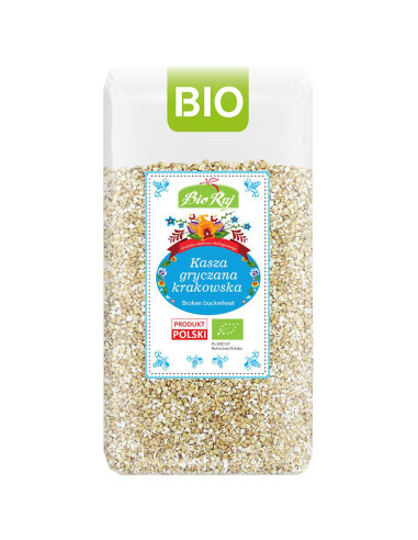 KASZA GRYCZANA KRAKOWSKA NIEPALONA BIO (POLSKA) 500 g - BIO RAJ