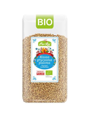 KASZA GRYCZANA PALONA BIO (POLSKA) 500 g - BIO RAJ