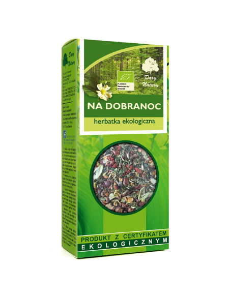 HERBATKA NA DOBRANOC BIO 50 g - DARY NATURY