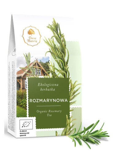 HERBATKA ROZMARYNOWA BIO 80 g - DARY NATURY