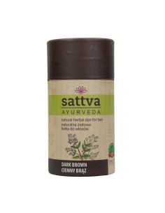 HENNA CIEMNY BRĄZ ECO 150 g - SATTVA (AYURVEDA)