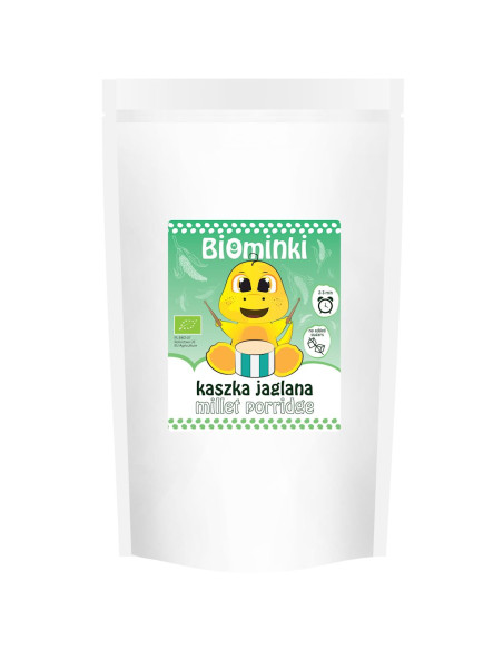 KASZKA JAGLANA BEZ DODATKU CUKRÓW BIO 500 g - BIOMINKI
