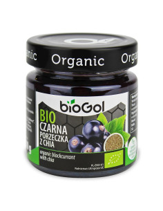 MUS CZARNA PORZECZKA Z CHIA BIO 200 g - BIOGOL